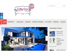Tablet Screenshot of interiortalk.com